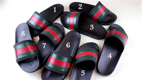 video fake gucci sandals super deluxe|faux gucci flip flops.